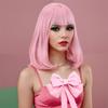 Short Wigs for Women Synthetic Hair Cosplay Wig with Bangs Straight Anime Movie Costume Party Halloween Wig Drag Queen