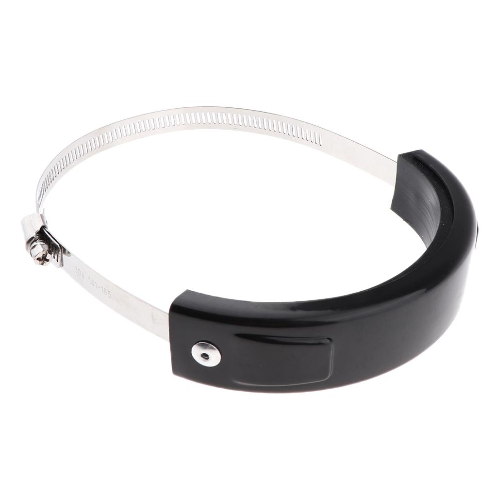 Exhaust Pipe Slider Crash Protector Metal Frame Guard Clamp Ring for Yamaha TMAX500 TMAX