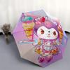 1pc Sanrio Kuromi Ice Cream Cone Umbrella - Automatic Opening & Closing, Foldable Design, Outdoor Use, Festival Gift for Fans, Travelers, Daily Use, P