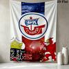 Fc Hansa Rostock Wall Tapestry Aesthetic Wall Hanging Printed Fabric Blanket Decorative Tapestries For Bedroom Living Room Home Decor