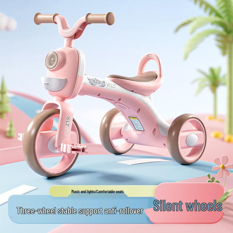 Kid's Music-Enabled Tricycle and Glider Stroller