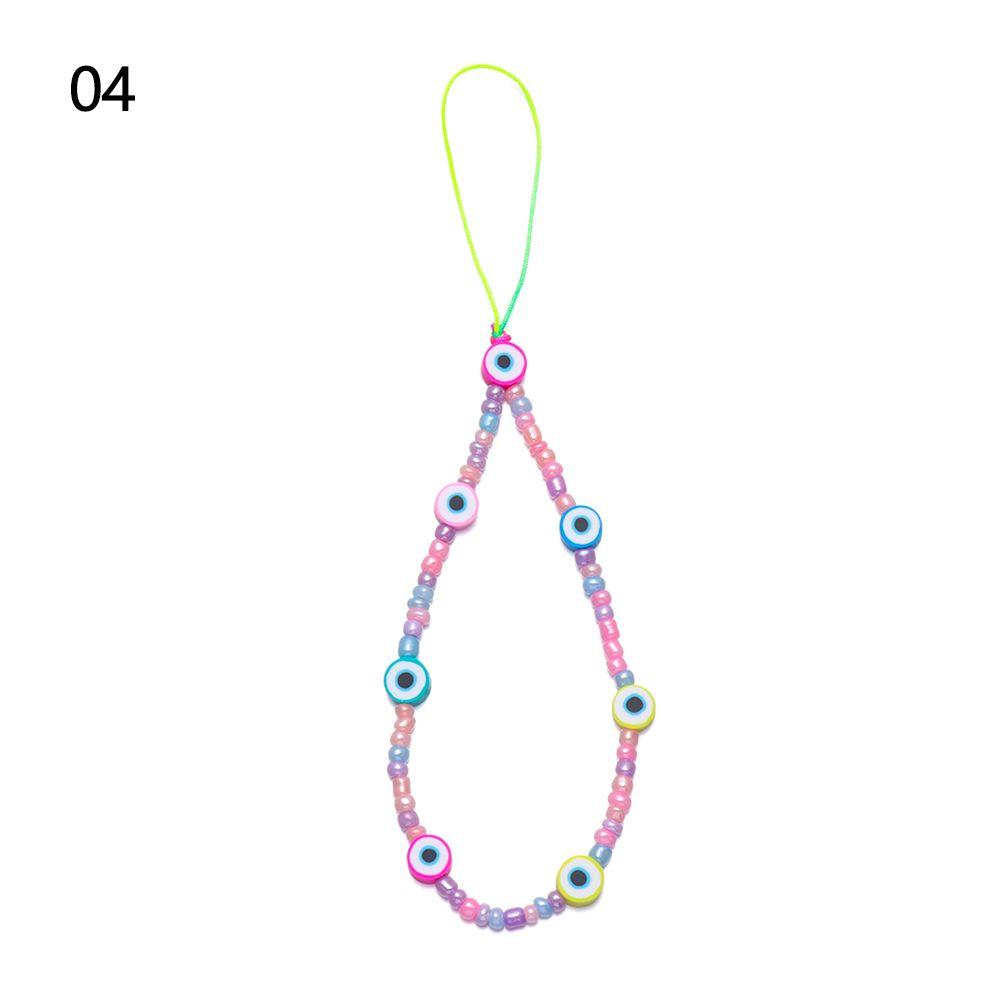 

Pearl for Keys Pearl Rope Phone Case Hanging Cord Phone Lanyard Mobile Phone Chain Soft Clay 4