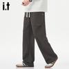 Izzue IT Men's Pure Cotton Straight-Leg Casual Pants