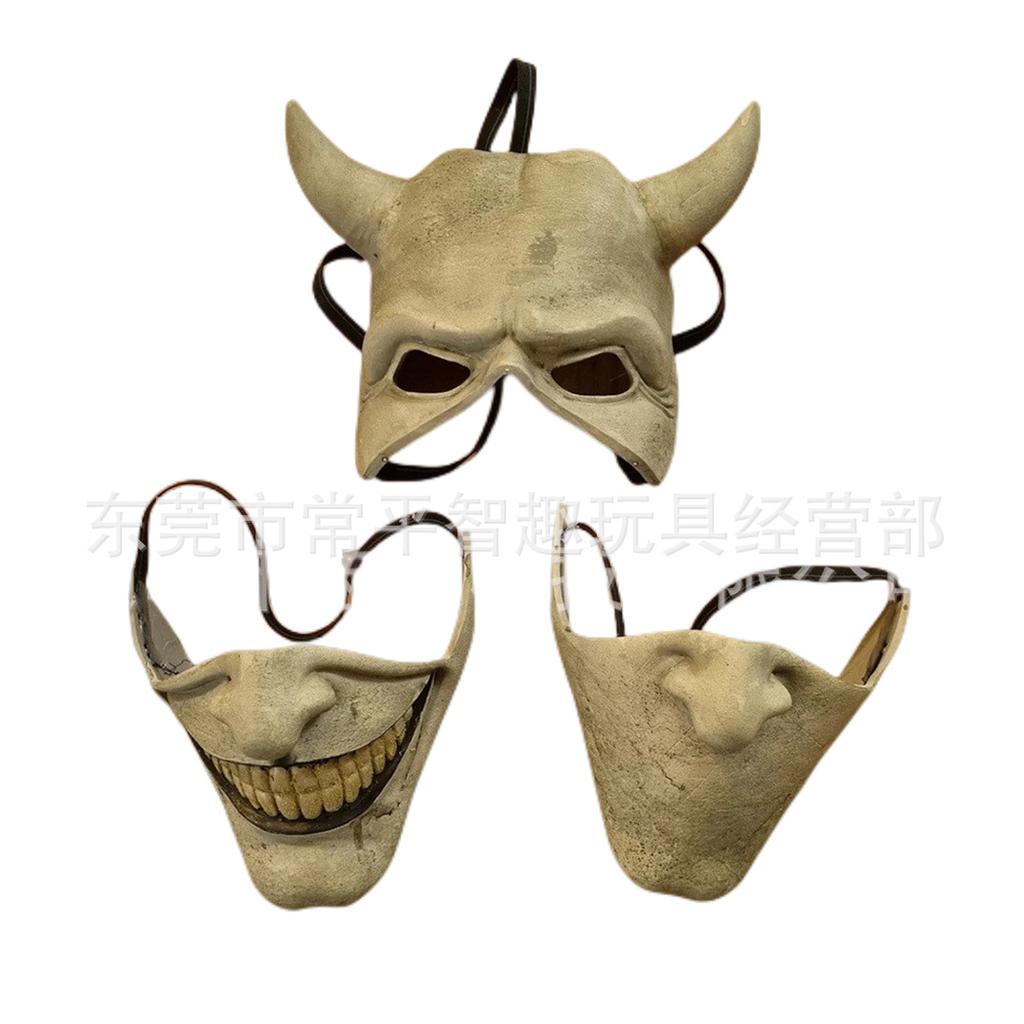 New Halloween black telephone mask The black phone Horror Predator Latex Mask
