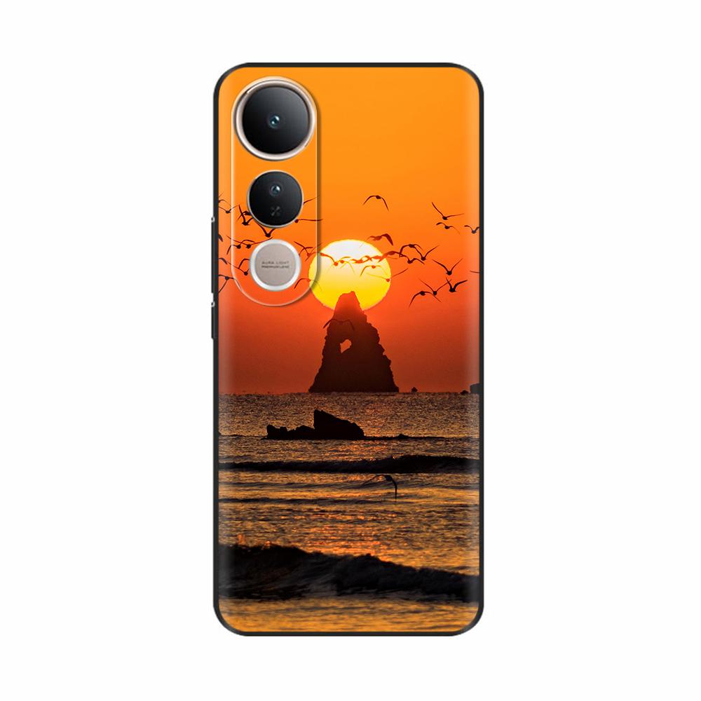 For Vivo V50 Lite 5G 4G Case Fashion Flower Soft High Quality Housing For Vivo V50Lite 4G Back Cover Colorful Phone Casing Funda