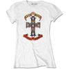 Maglietta da Donna Band Monkey Guns N Roses Appetite for Destruction Bianca