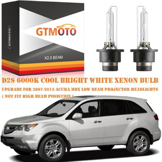 

for Acura MDX RL RDX HID Headlights Low Beam 2007 2008 2009 2010 2011 2012 2013 2014 2015, TSX TL ZDX OEM 35W D2S Xenon Headlamp Bulb, 6000K Cool