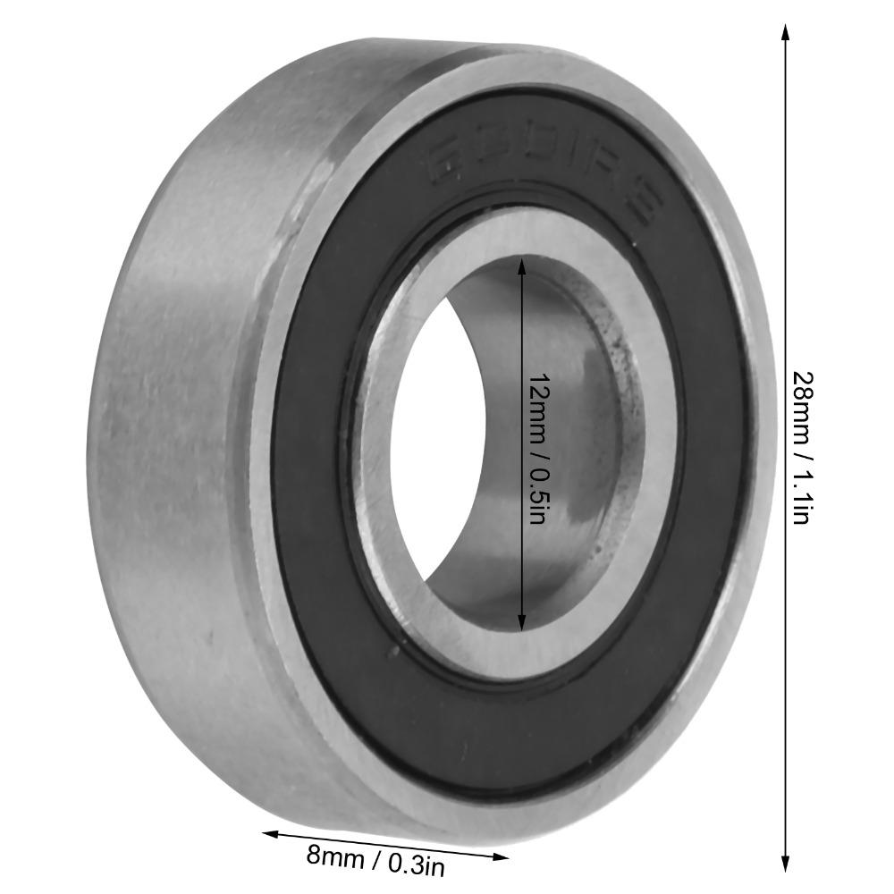 2PCS 6001RS Electric Scooter Bearings Ball Bearings for Xiaomi M365/PRO/PRO2 Electric Scooter