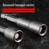 Strong Magnetic 8mm Electric Drill Hex Socket Set with Hex Shank for Self-Tapping Screws