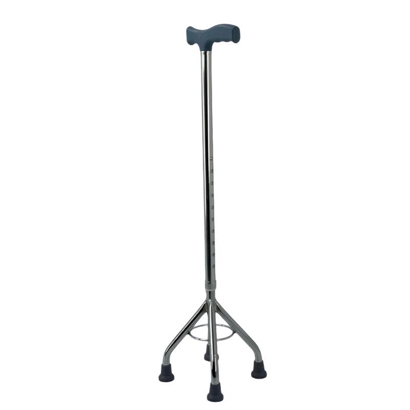Stable Non-Slip Four-Legged Adjustable Lightweight Aluminum Walking Cane for Elderly