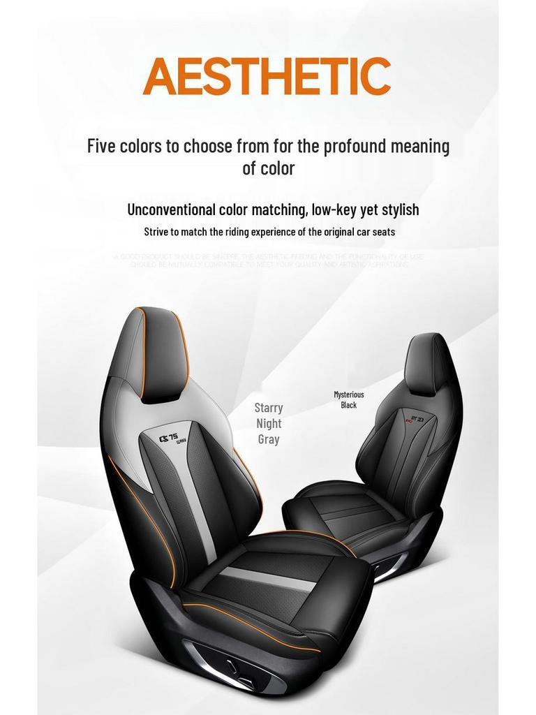 Cojín Universal para Asiento de Coche para Todas las Estaciones para Changan CS75 PLUS 2ª/3ª Generación - Cobertura Completa
