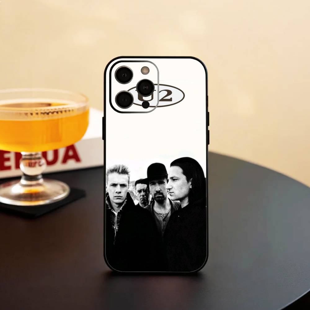 

BAND U-U2 Phone Case Silicone Soft For IPhone 17 16 15 14 13 12 11 X XR Plus Pro Max Plus iPhone15