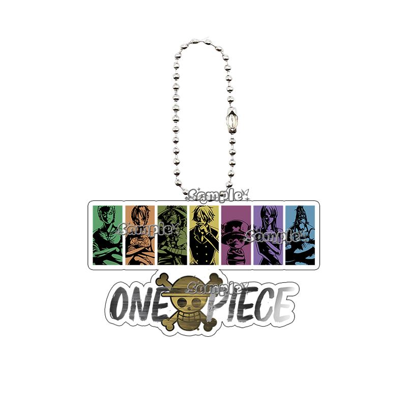 Cartoon Zoro Usopp Luffy Anime Characters Acrylic Keychain Ornaments Fashion Cool Figure Charm Backpack Accessories Keyring Toys