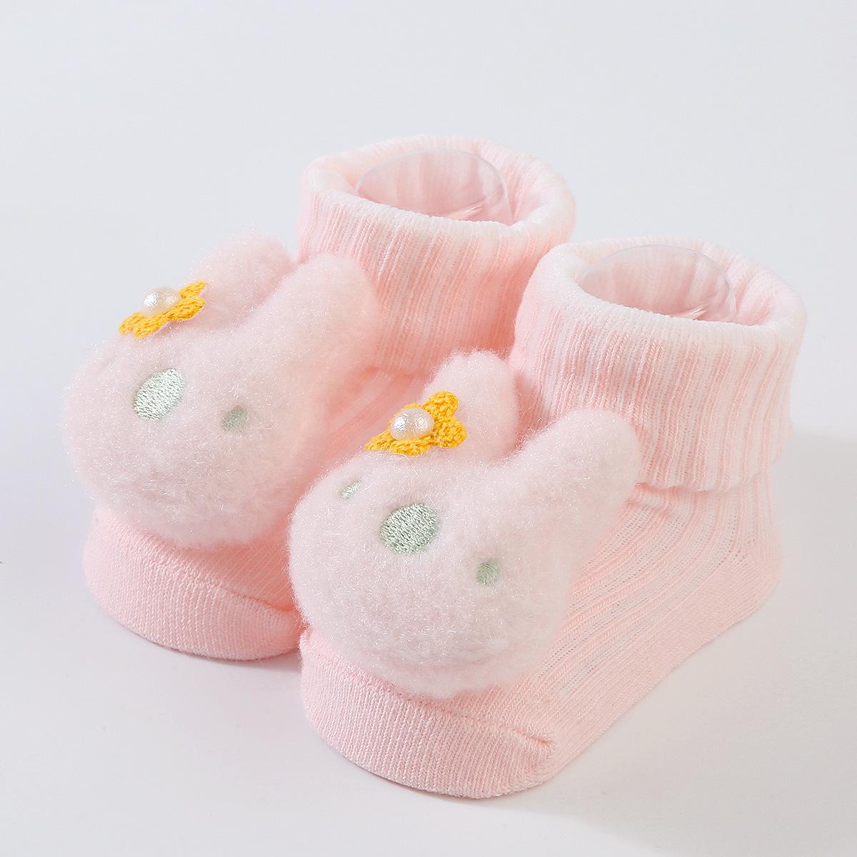 

Весенние детские вязаные носки-куклы 2024 года - Милые, дышащие носки для первых шагов для детей Small 8x5 cm