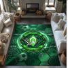 Tappeto in Velluto di Cristallo con Stampa Calcio Werder Bremen, Comodo Assorbente d'Acqua Antiscivolo Tappeto per Pavimenti Interni