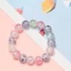 30pcs 10mm Mix Color Crystal Glass Beads 4 Styles Round Spacer Beads for Bracelet Necklace Earrings Jewelry Making Accessories