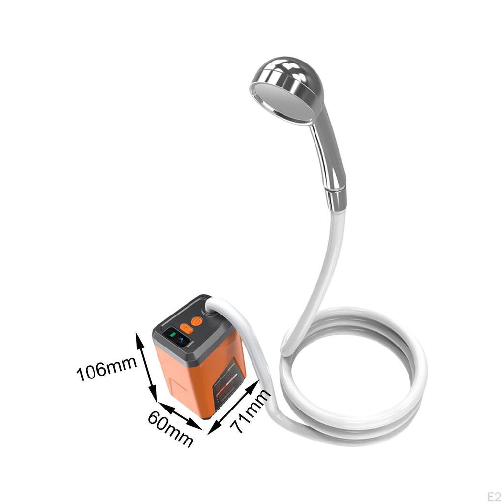 Electric Outdoor Shower Portable Handheld Camp Camping for Travel
