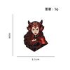 Superhero Anime Cartoon Brooch Pin Avengers Movie Merchandise Backpack Decoration