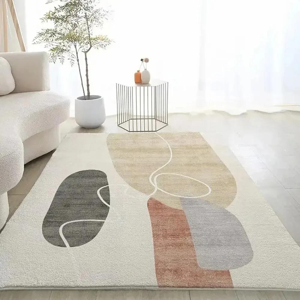 Nordic Minimalist Style Rug Carpet For Bedroom Living Room Home Sofa Decoration Large Decor Floor Mat Gift Washable Rug
