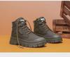 2024 Men's Retro British Martin Boots: High-Top Genuine Leather, Kick-Resistant, Trendy Big Yellow Work Shoes.