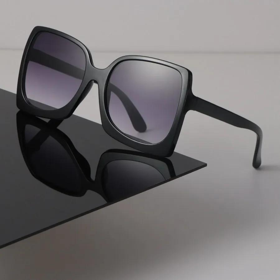 Fashion Square Sunglasses Women Men Retro Brand Designer Mirror Sun Glasses Female Male Big Frame