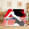 Malika Favre Art Throw 240g Flannel Blanket Lightweight Soft Skin-friendly Summer Thin Throw Blanket