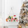 Merry Christmas Lighted Sign Funny Ornament for Festive Party Winter Bedroom Christmas Tree Decoration Xmas Door Hanger