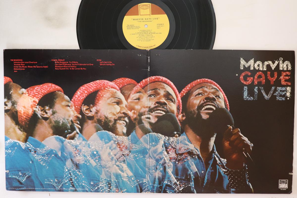 

LP Record MARVIN GAYE - Marvin Gaye Live! T6333S1 TAMLA 1974 US Soul/Funk Used