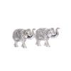 Metal Elephant Polish Set for Showpiece Enhance Your Home, Office, Table Decorative (Silver, Medium) - 2 Pieces