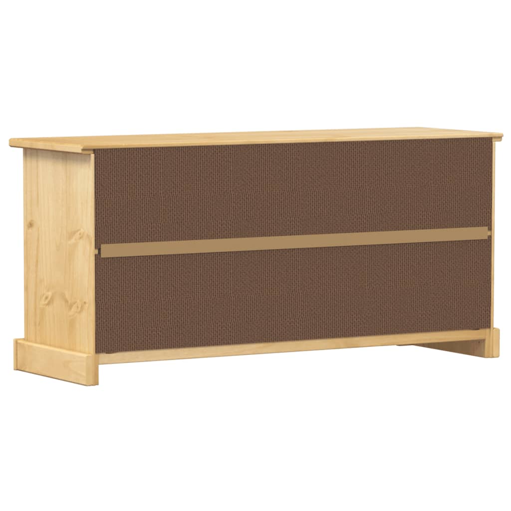 Shoe Cabinet Corona 99 x 32 x 47 cm Solid Pine Wood