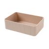 Aufbewahrungsbehälter für Zuhause Kunststoff Gitter Schreibtisch Kleinkram Aufbewahrungsbox Make-up Organizer Kosmetik Schrankbehälter Büro Badezimmer Heimgebrauch