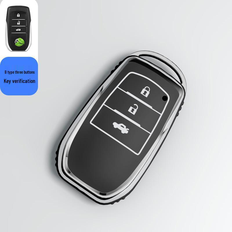 

Чохли для ключів для жінок: Підходить для Toyota Corolla, Camry, Levin, Avalon, Highlander, RAV4 та CHR.