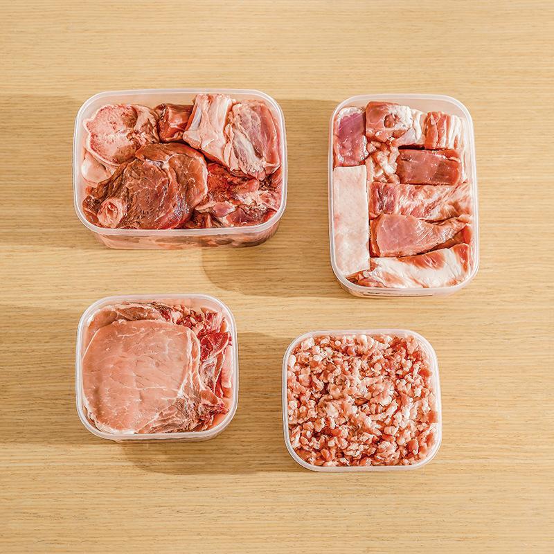 700-1400Ml Refrigerator Food Storage Boxes Frozen Meat Fresh-Keeping Boxes Portable Fruit Food Storage Container Kitchen Tools