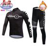 Children's Winter Thermal Fleece Cycling Jerseys   Long Sleeves Kids Bike Clothing Outdoor Mountain Bicycle Uniform Bike Wear