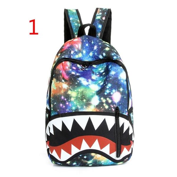 bookbag with teeth
