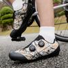 Sapatos Respiráveis SPD para Ciclismo de Estrada Para Homens Mulheres Sapatos de Bicicleta Com Fivela Rotativa Sapatos de Travamento Profissionais Para Bicicleta de Estrada Para Corrida & Uso Diário
