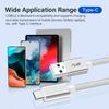 USB3.2 Gen2 10Gbps Cable USB C Cable 3A 60W QC3.0 Fast Charging for iPhone 15 Samsung NVMe Hard Disk External Android Data Cord