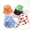 Fruit Pattern Sun Cap Cotton Panama Hat New Beach Cap  Girls Boys