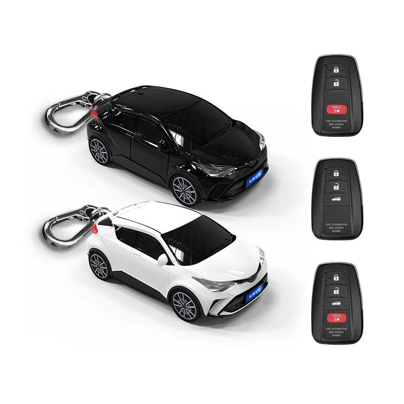 Auto Styling Für Toyota Ch R Chr Modelle Für Corolla Hatchback Land Cruiser Camry 2 3 Tasten Smart Key Hülle Abdeckung Schlüsselanhänger Zubehör