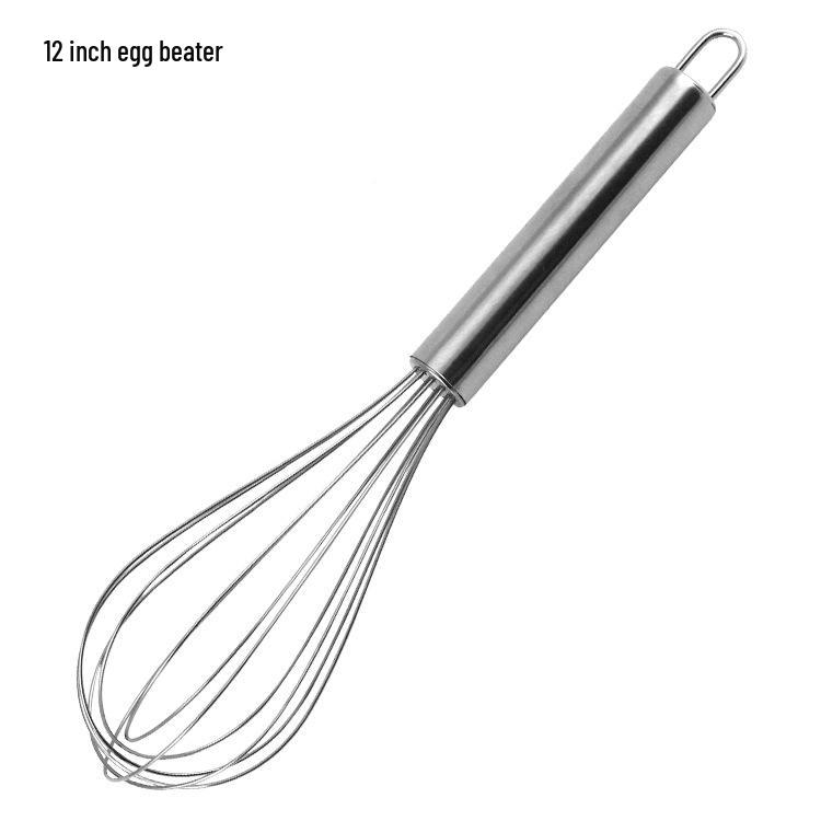 Stainless Steel Handheld Whisk - Egg Beater & Cream Whipper