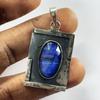 Natural Opal Pendant 925 Sterling Silver 41.4 ct Aurora Oval October Birthstone for Gem Collections