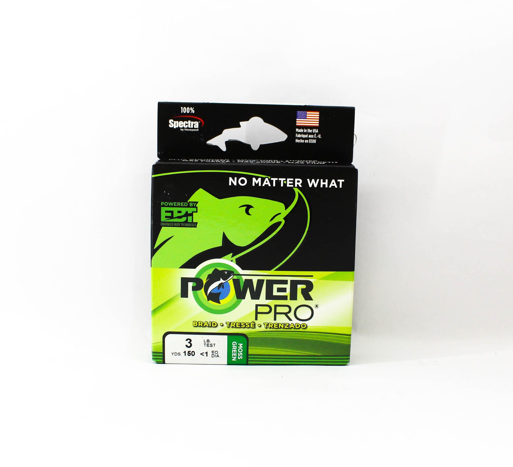 

Power Pro Braided Spectra Line 3lb x 150yds Green (7404) зелёный
