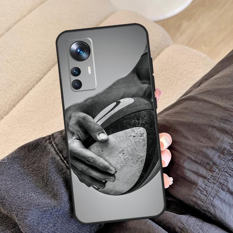 Rugby Ball For Xiaomi POCO C65 F5 X5 X4 X3 Pro F3 F4 M5s Mi 14 13 Pro 11T 12T 13T 12 Lite Phone Case