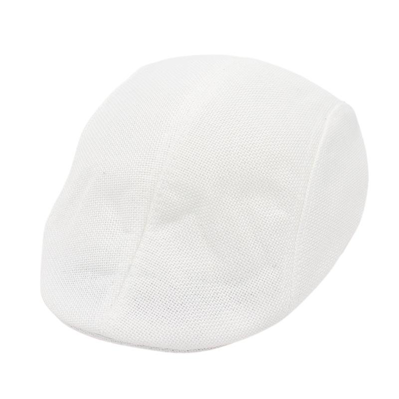 

12-Color British Wind Forward Hat Gentleman Wear Solid Color Elegant Modified Face Hat Men S Hat forward cap чистий білий колір
