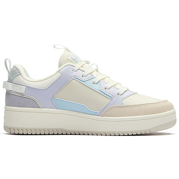 Anta Life Collection Casual Low top Skateboard Shoes Women's White Gray 922228067-2