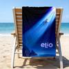 proof beach towel with a Elio Ooooo & Glordon pattern - soft,absorbent,quick-drying,machine washable - perfect for swimming,camping,bathing