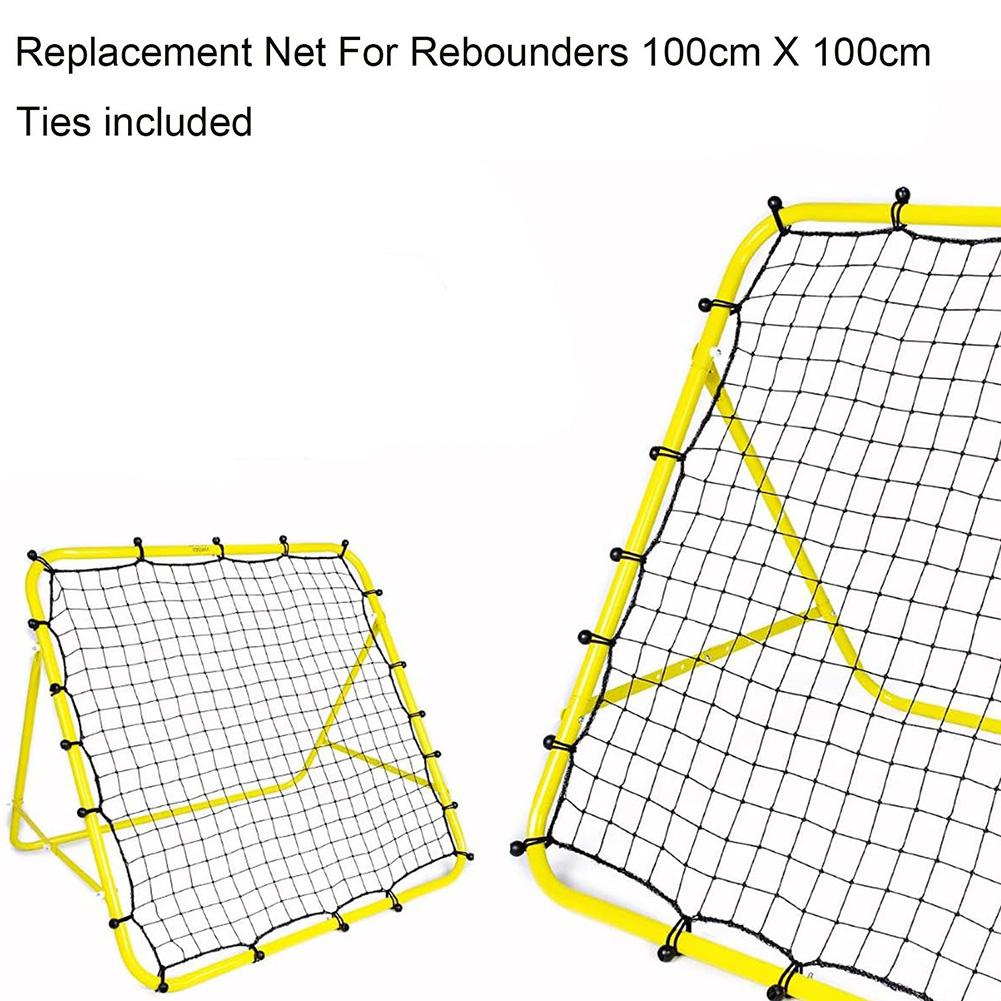 Soccer Rebounder Net with 20 Elastic Rope Kickback Football Practice Net Soccer Bounce Target Goal Net Training Aid for Kid Teen