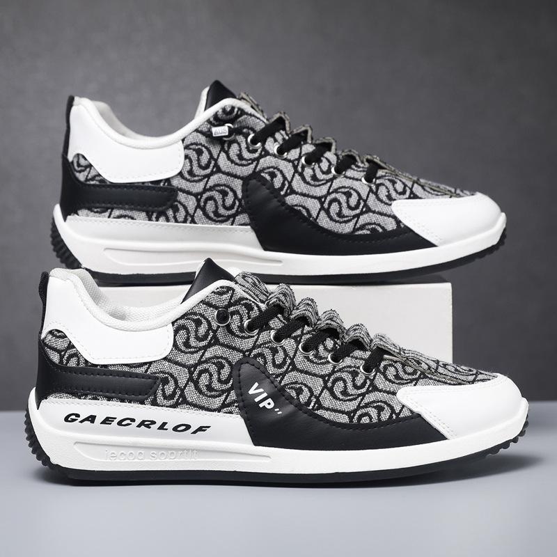 

Trendy new casual men s shoes 2025 spring versatile men s one-pedal sports shoes running shoes 39 серый