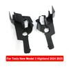 For Tesla Model 3 Highland 2024 2025 TPE Front Trunk Water Guide Groove Anti-blocking Cover Leak Filter Protection Accessories