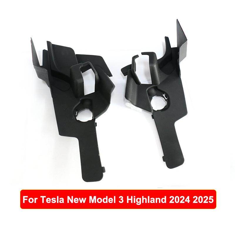 For Tesla Model 3 Highland 2024 2025 TPE Front Trunk Water Guide Groove Anti-blocking Cover Leak Filter Protection Accessories